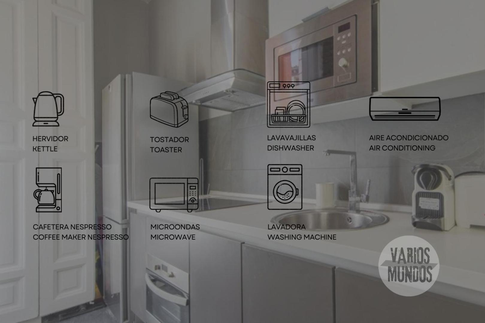 Great Apt Para 6Pax In The Heart Of Madrid Center Экстерьер фото